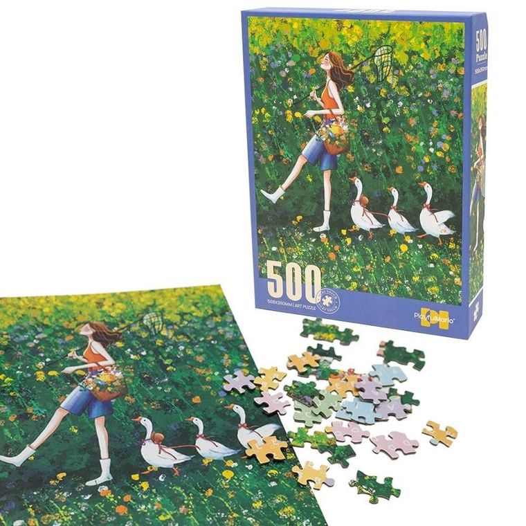 Askato, Dziewczyna z gąskami, puzzle, 500 elementów