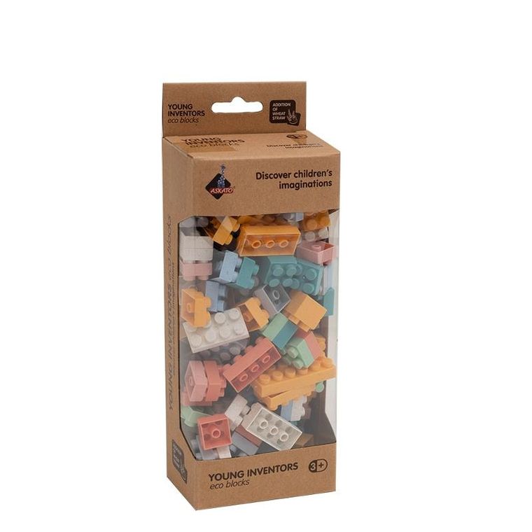 Askato, Eko Klocki Małych Geniuszy, basic, 124 elementy