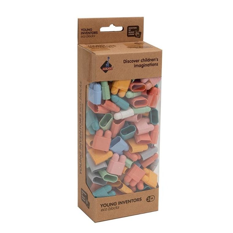 Askato, Eko Klocki Małych Geniuszy, cegiełki, 153 elementy