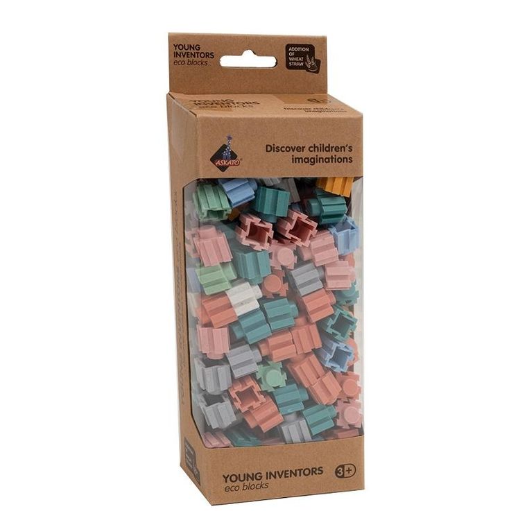 Askato, Eko Klocki Małych Geniuszy, konstrukcyjne, 160 elementów