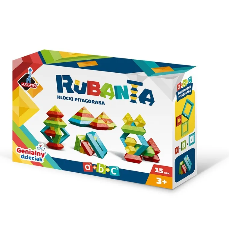 Askato, Genialny dzieciak, Rubanta, klocki pitagorasa, 15 elementów