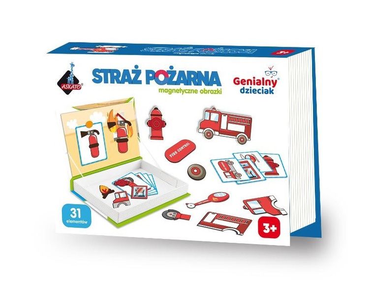 Askato, Genialny dzieciak, Straż pożarna, magnetyczne obrazki