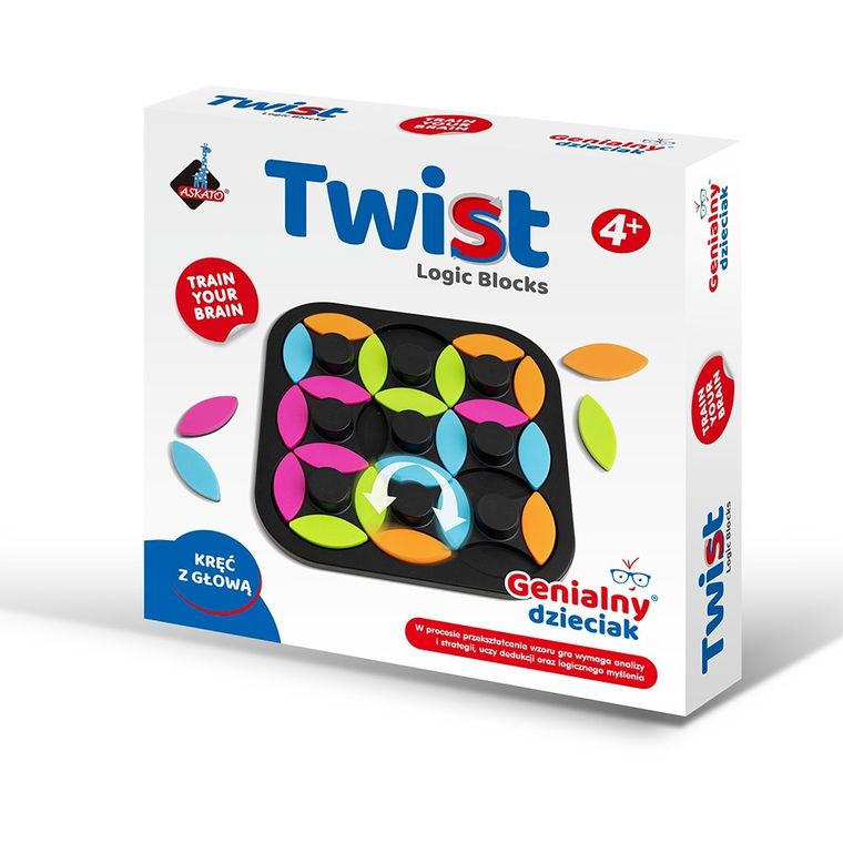 Askato, Genialny dzieciak, Twist, układanka logiczna