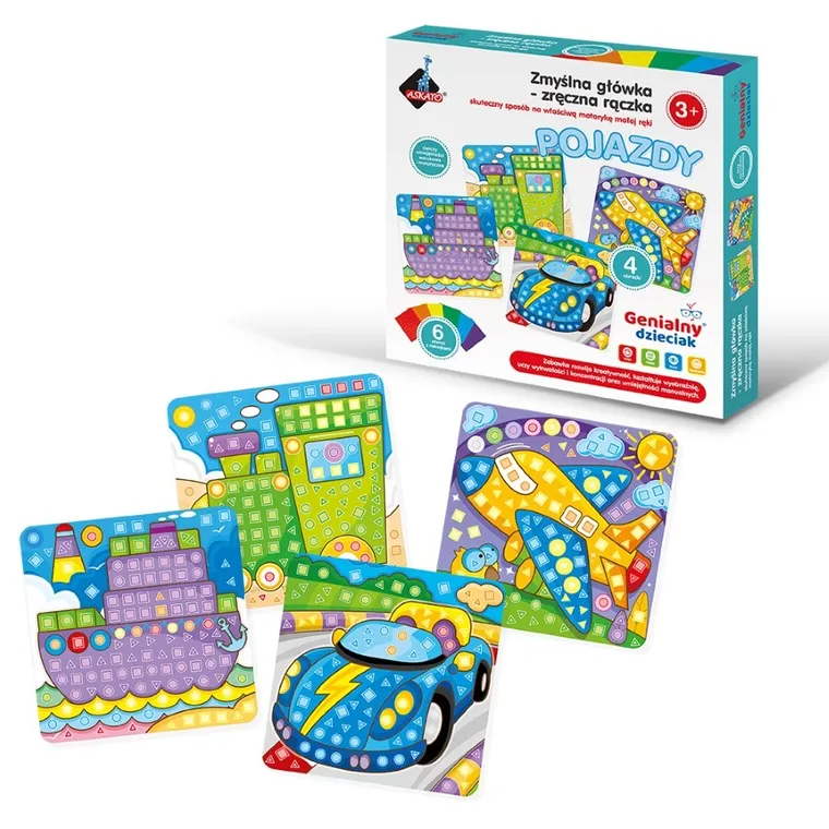 Askato, Genialny dzieciak, Zmyślna główka - zręczna rączka, pojazdy