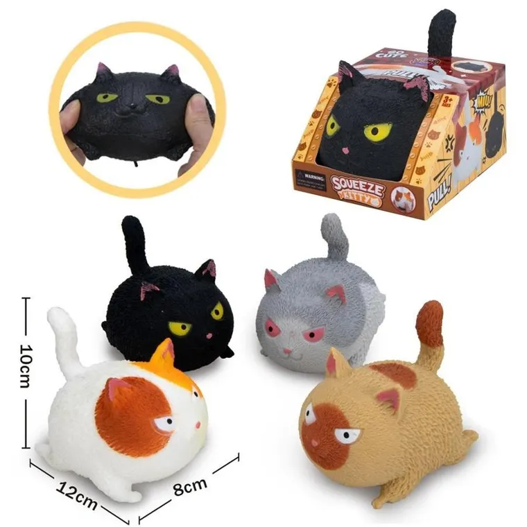 Askato, gniotek antystresowy, kot, 1 szt.