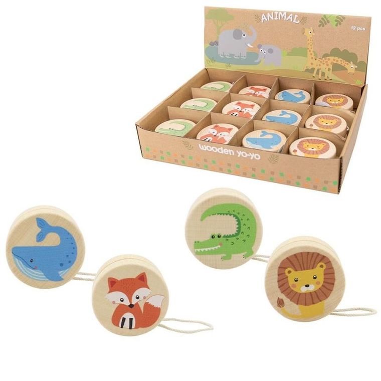 Askato, jojo drewniane, zwierzątka