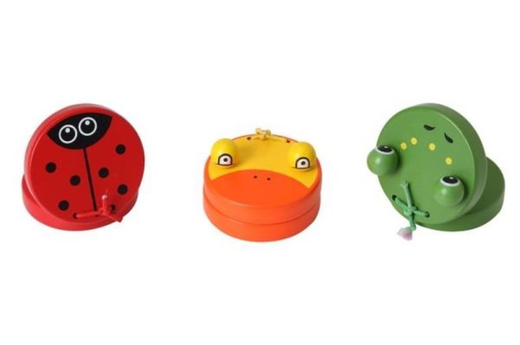 Askato, kastaniety drewniane, zwierzątka