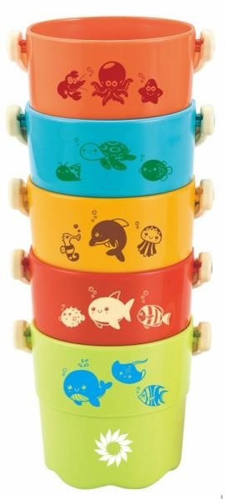 Askato, Kolorowe wiaderka, zabawka do kąpieli