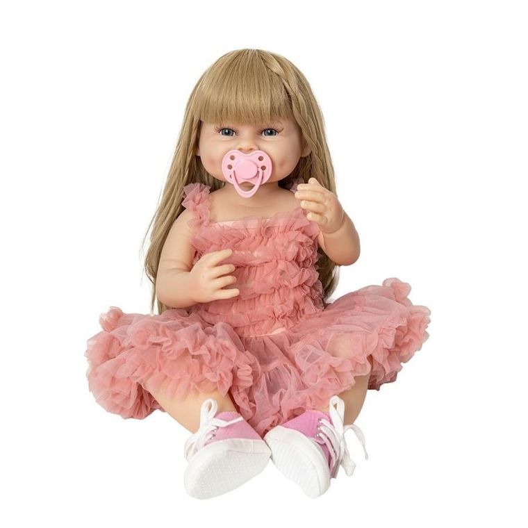 Askato, lalka bobas, dziewczynka, 52 cm