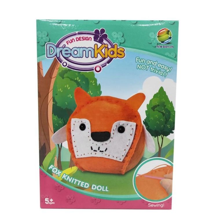 Askato, lisek do uszycia, zestaw kreatywny