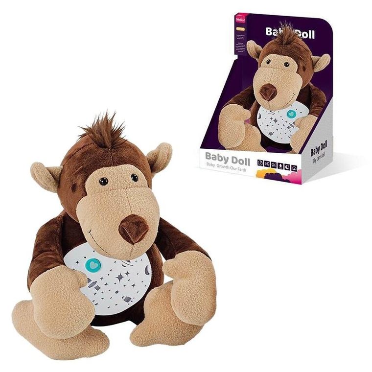 Askato, maskotka z projektorem i pozytywką, Małpka