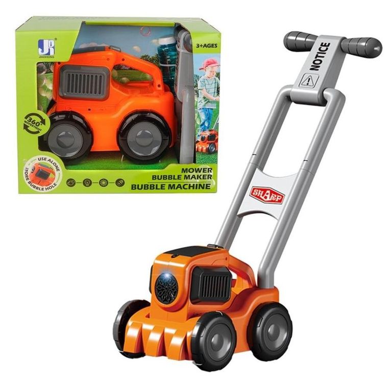 Askato, maszyna do baniek mydlanych, kosiarka