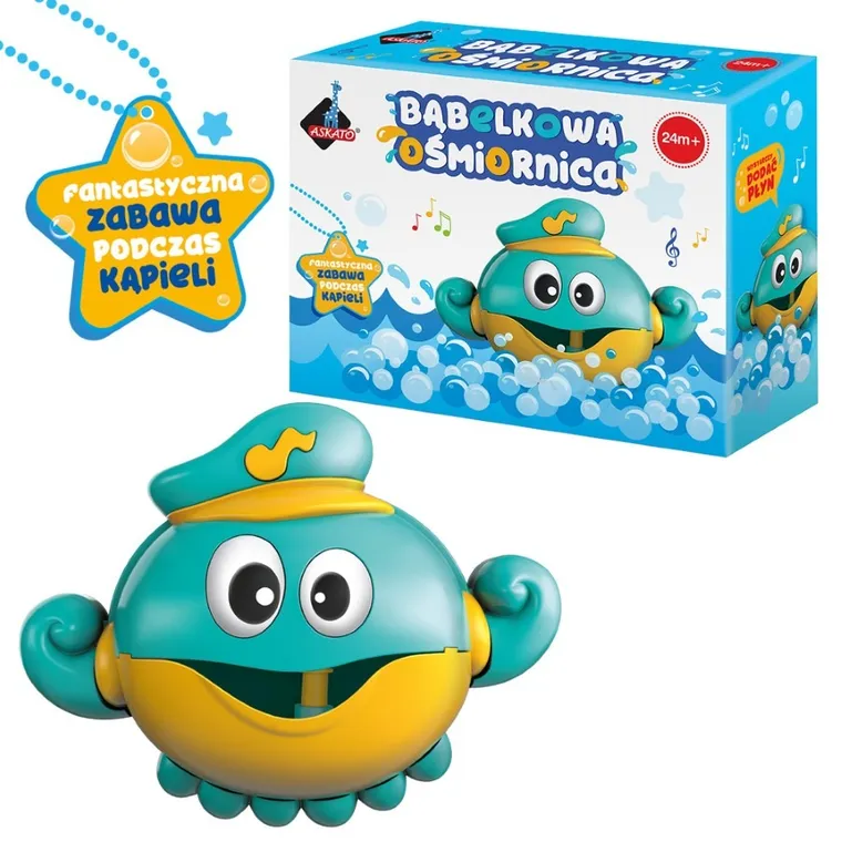 Askato, Ośmiornica do kąpieli, maszynka do baniek
