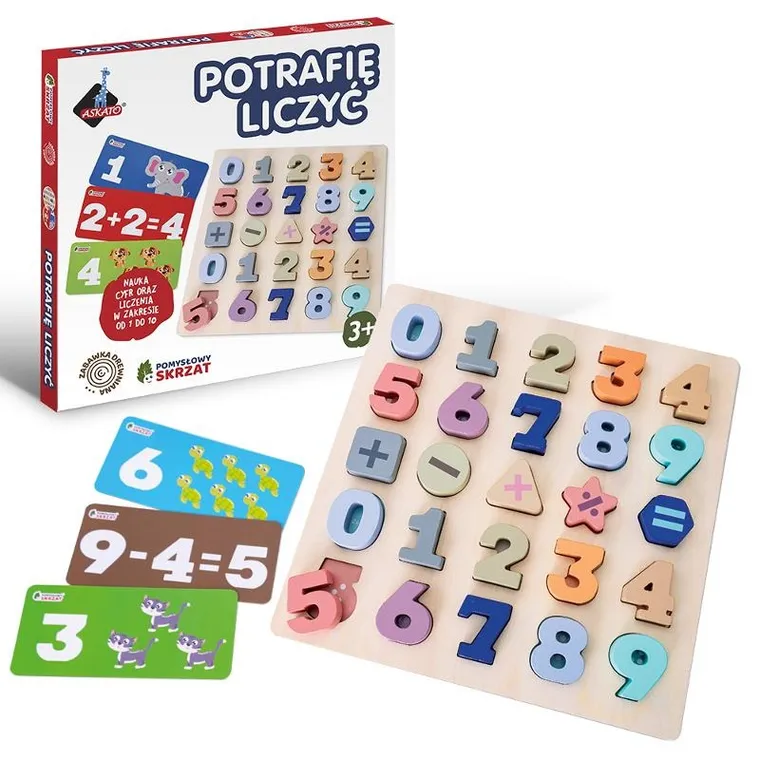 Askato, Pomysłowy Skrzat, potrafię liczyć, nauka cyfr