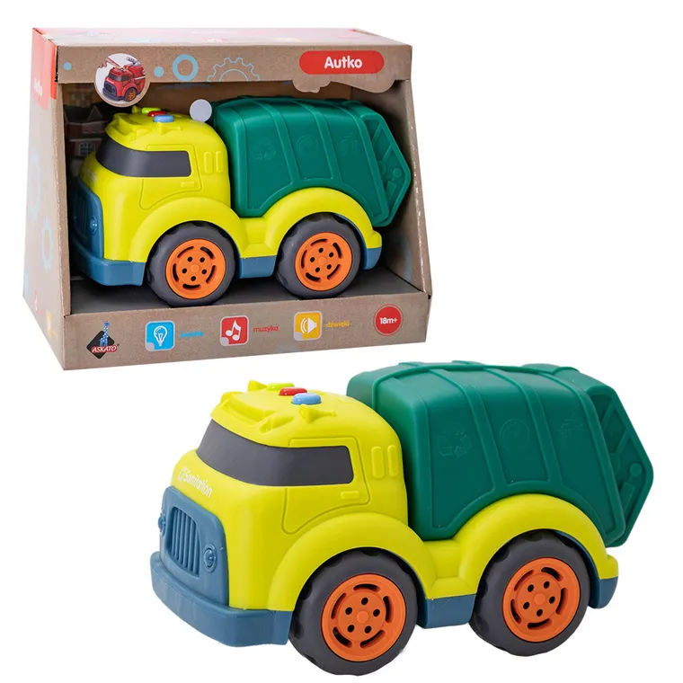 Askato, śmieciarka, pojazd interaktywny