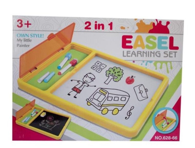 Askato, tablica magnetyczna, kredowa z akcesoriami