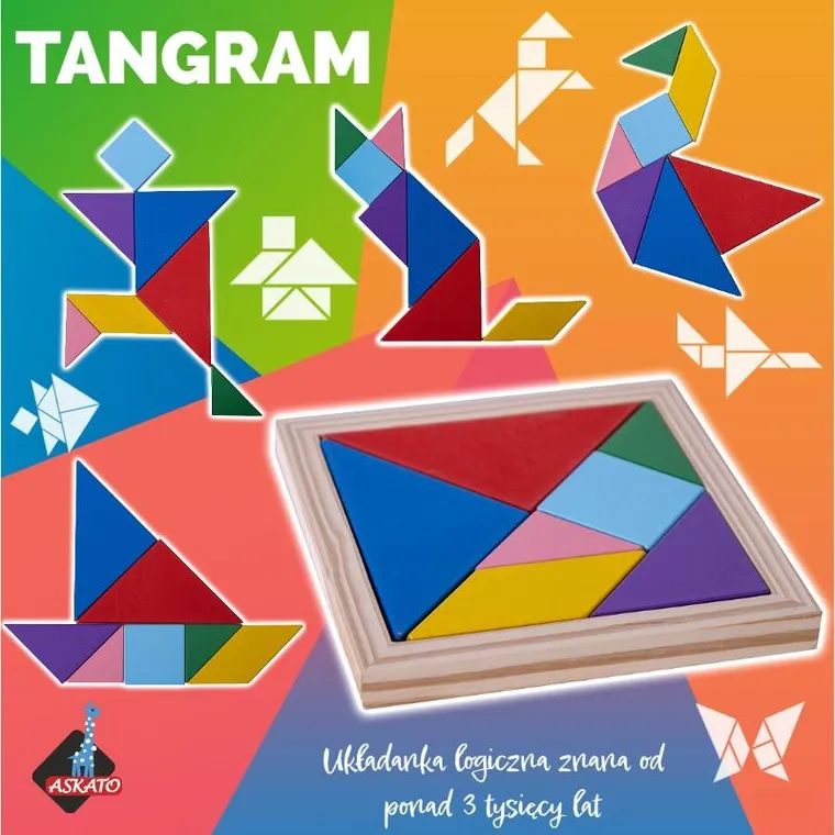 Askato, Tangram, układanka drewniana