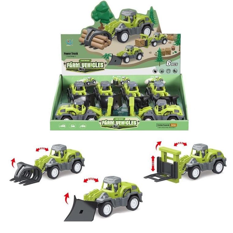 Askato, traktor z łyżką, 20-6-7 cm