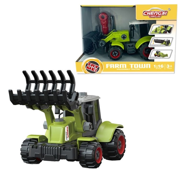 Askato, traktor z łyżką do skręcania