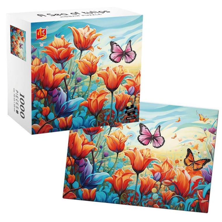 Askato, Tulipany, puzzle, 1000 elementów