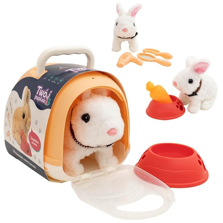 Askato, Twój pupilek, króliczek z domkiem, zabawka interaktywna
