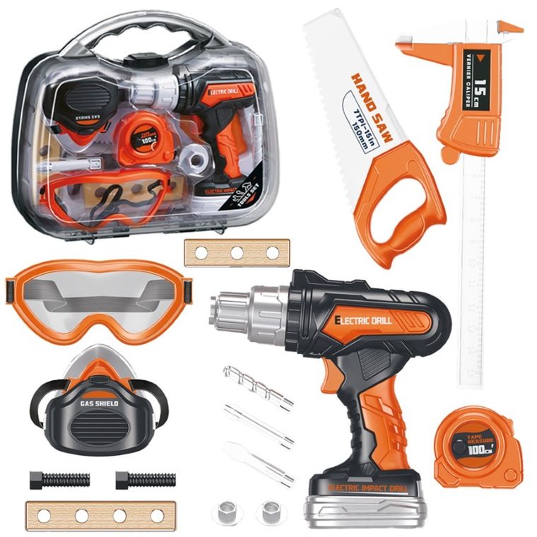 Askato, walizka z wiertarką i akcesoriami, 16 elementów