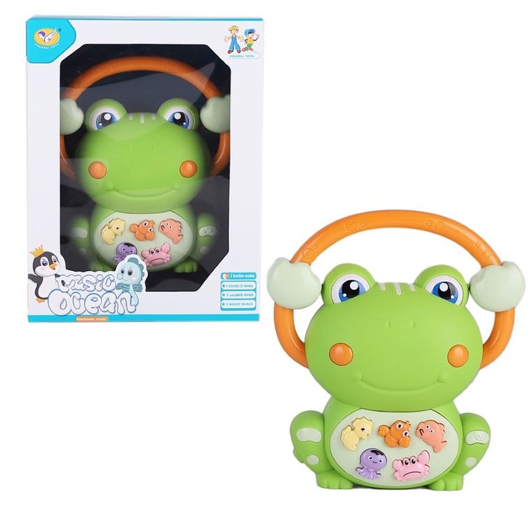Askato, zabawka muzyczna, żabka