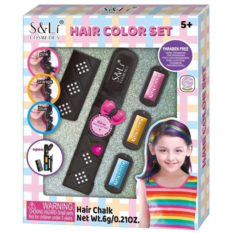 Askato, zestaw do malowania włosów, 3 kolory