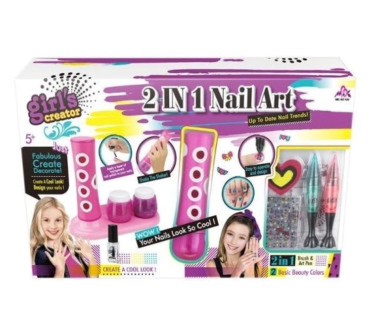 Askato, zestaw do zdobienia paznokci, zestaw kreatywny