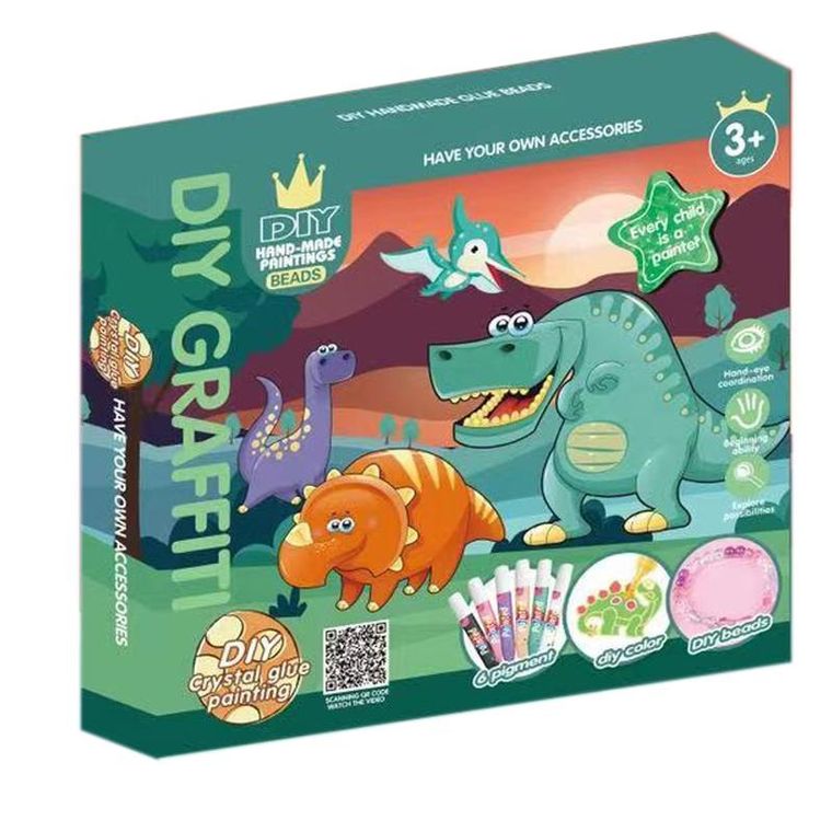 Askato, zestaw kreatywny, dinozaury