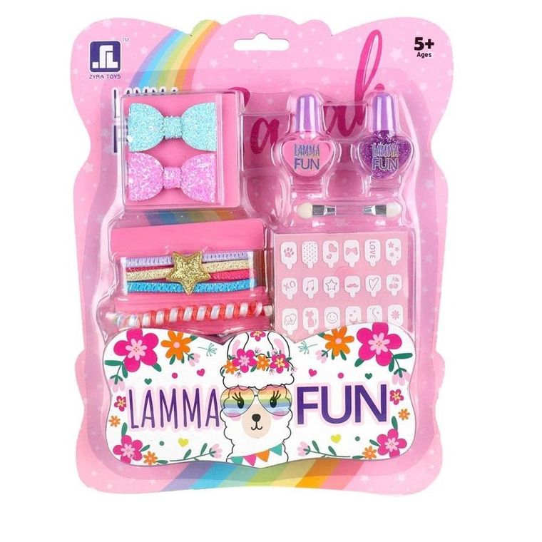 Askato, zestaw piękności, lakiery i akcesoria do włosów