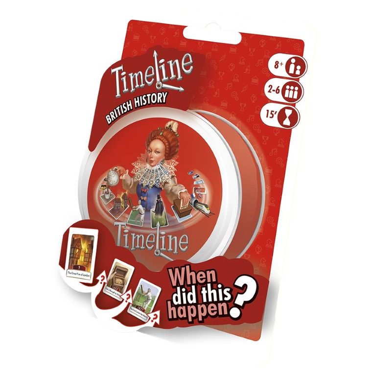 Asmodee, Timeline: British History (edycja angielska), gra karciana