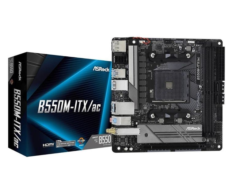Asrock, płyta główna, B550M-ITX/AC
