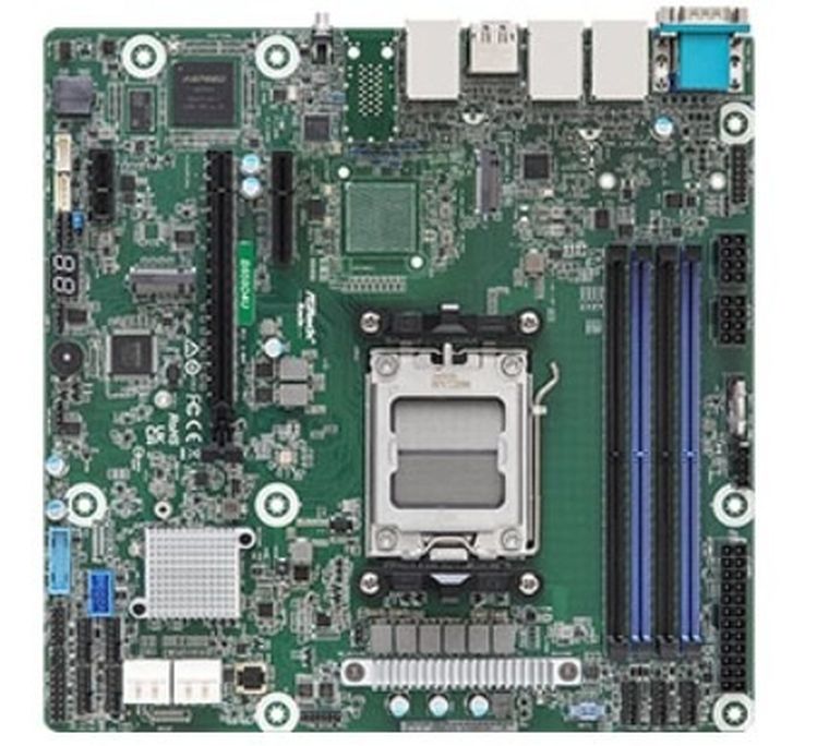 Asrock, płyta główna, B650D4U 1x AM5 AMD Ryzen 7000 B650E, 4xDIMM, SATA, 2xM.2, 2-1GbE