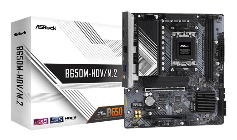 Asrock, płyta główna, B650M-HDV/M.2 AM5 2DDR5 HDMI/DP mATX