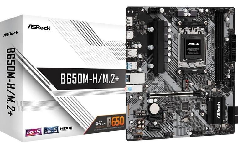 Asrock, płyta główna, B650M-H/M.2 + AM5 2DDR5 HDMI/DP mATX