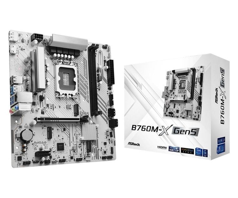 ASRock, płyta główna, B760M-X GEN5 s1700 2DDR5 DP/HDMI mATX