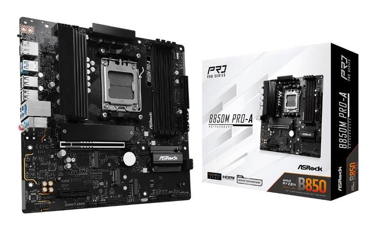 ASRock, płyta główna, B850M PRO-A AM5 4DDR5 M.2 HDMI/DP mATX