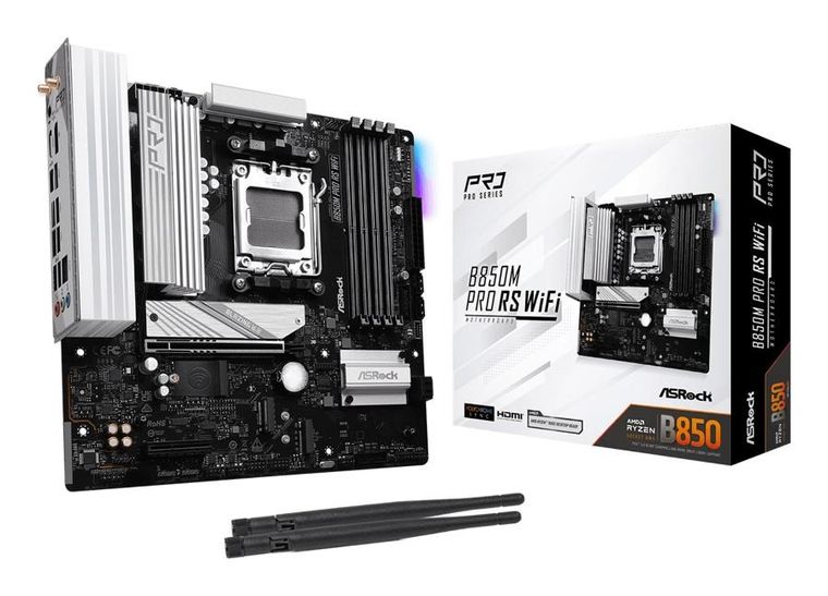 ASRock, płyta główna, B850M PRO RS WIFI AM5 4DDR5 mATX