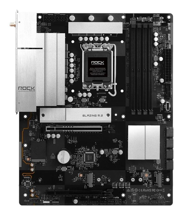 ASRock, płyta główna, B860 ROCK WIFI 7 s1851 4DDR5 ATX