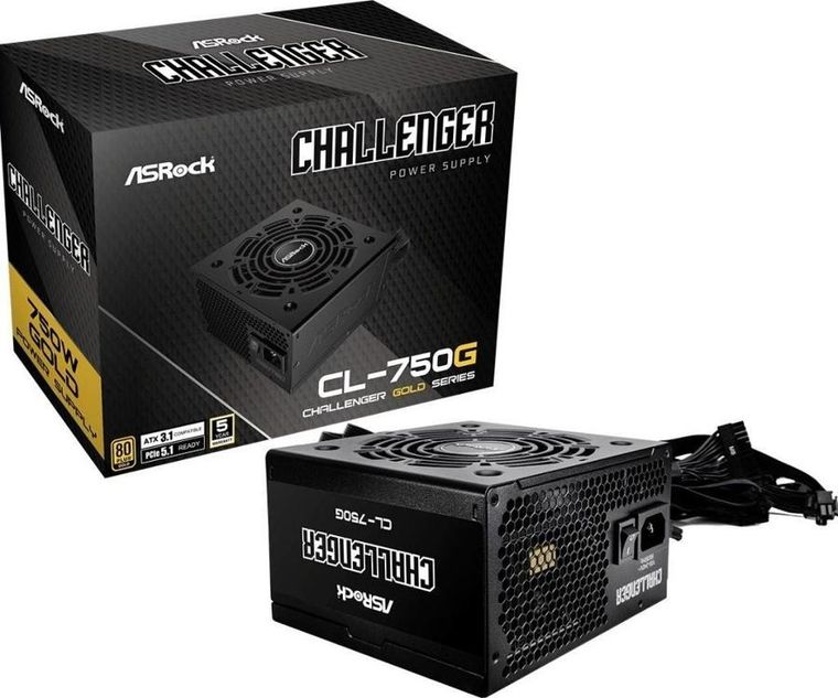 ASRock, zasilacz, CL-750G, 750W, 80PLUS GOLD