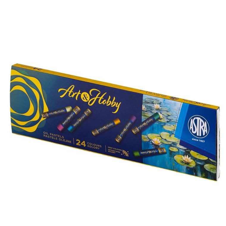 Astra, Art&Hobby, pastele olejne, 24 kolory