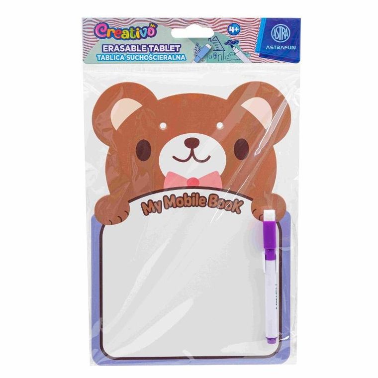 Astra, Astrafun, tablica suchościeralna, z markerem, 1 szt.