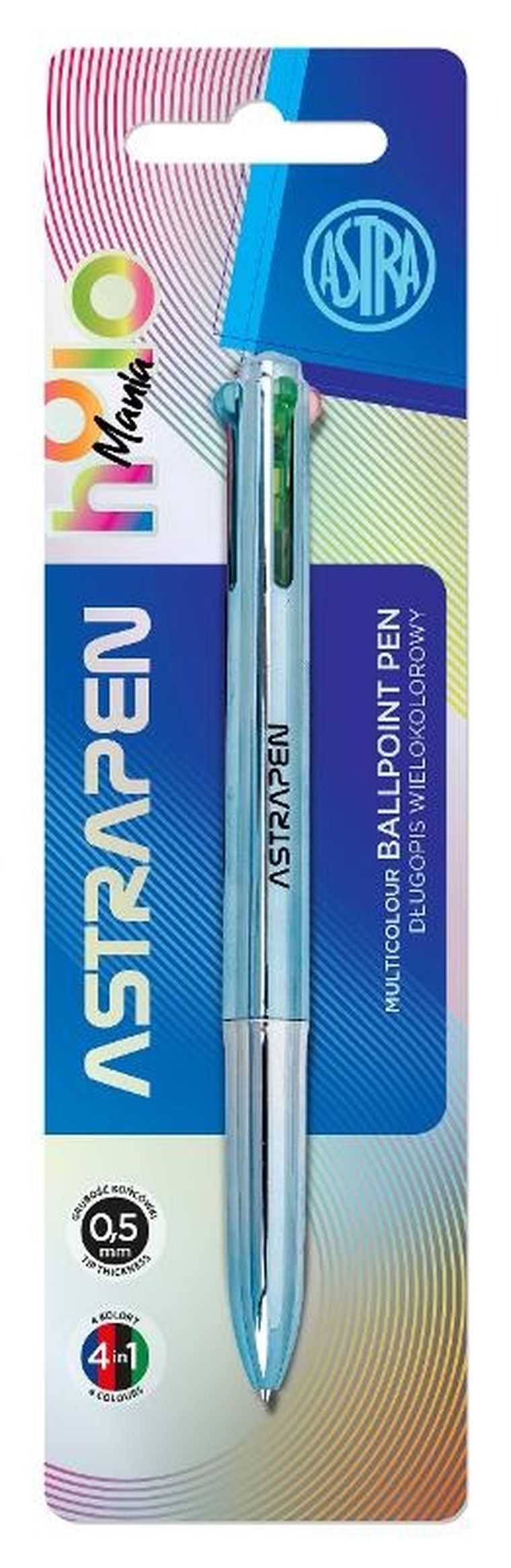 Astra, Astrapen, długopis automatyczny, 4 kolory, 1 szt.