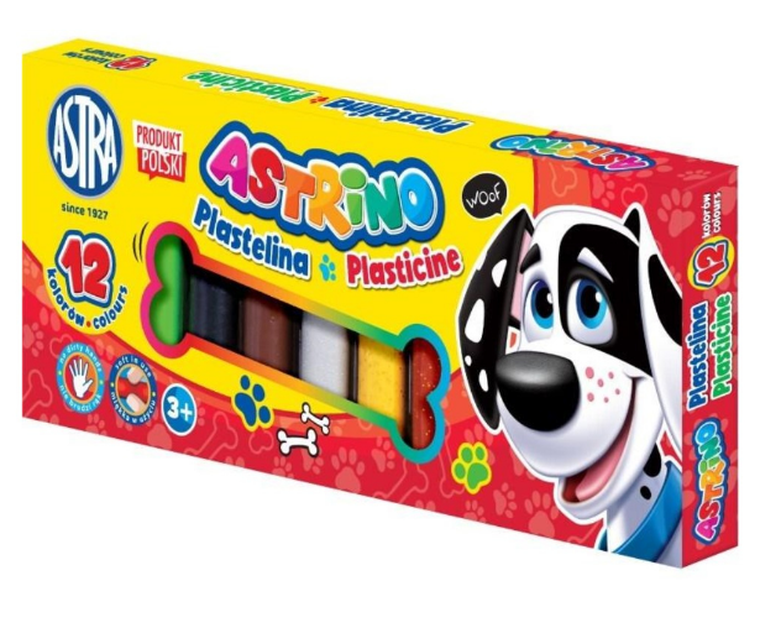 Astra, Astrino, plastelina szkolna, 12 kolorów