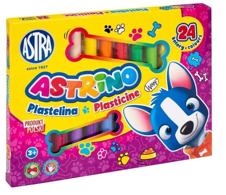 Astra, Astrino, plastelina szkolna, 24 kolory