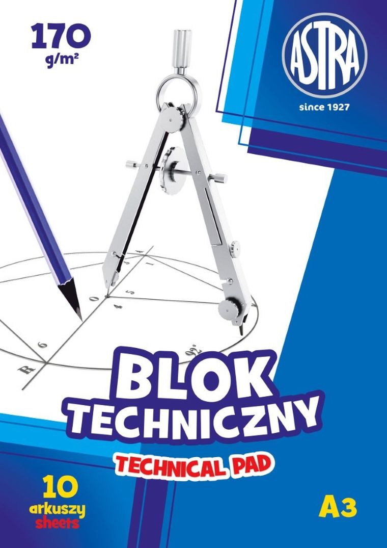 Astra, blok techniczny, A3 170g