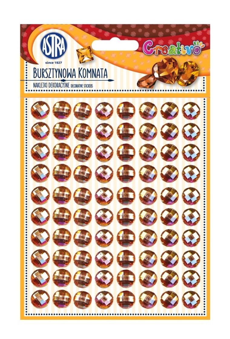 Astra, Bursztynowa komnata, naklejki dekoracyjne, złote