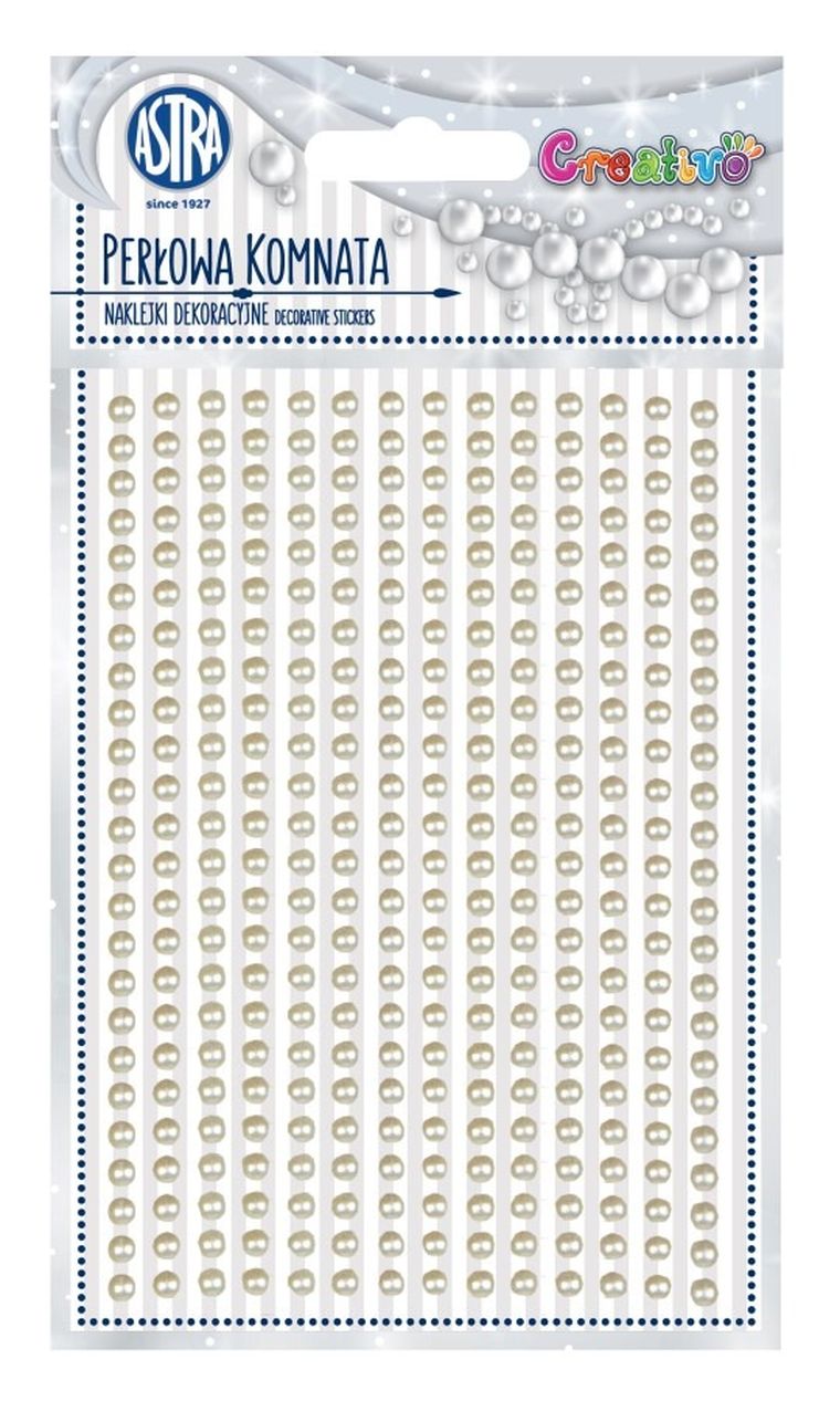 Astra, Creativo, perłowa komnata, naklejki perełki