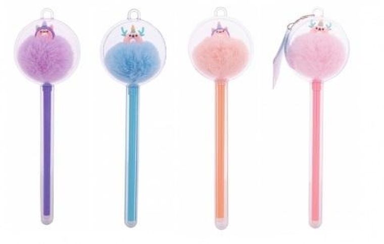 Astra, długopis wymazywalny, z pomponem